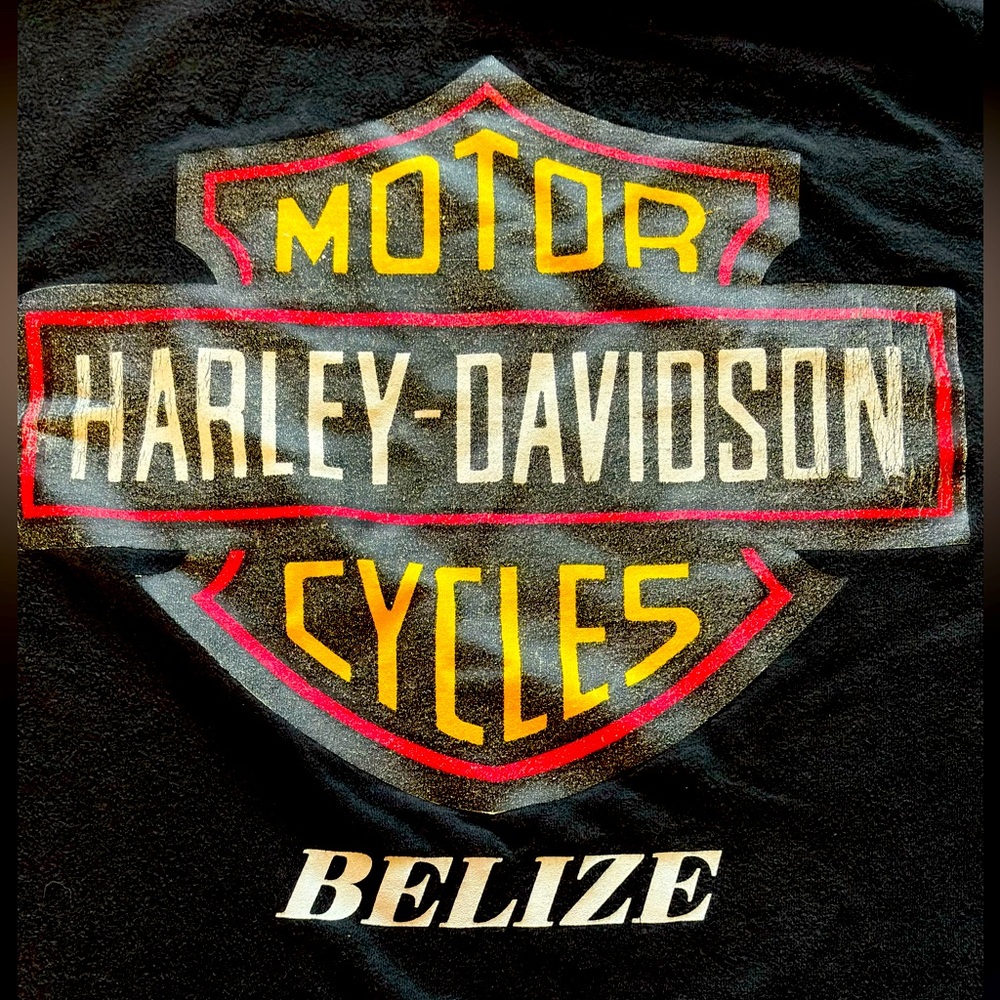 Harley-Davidson Belize Black Graphic T-Shirt -Size XXL